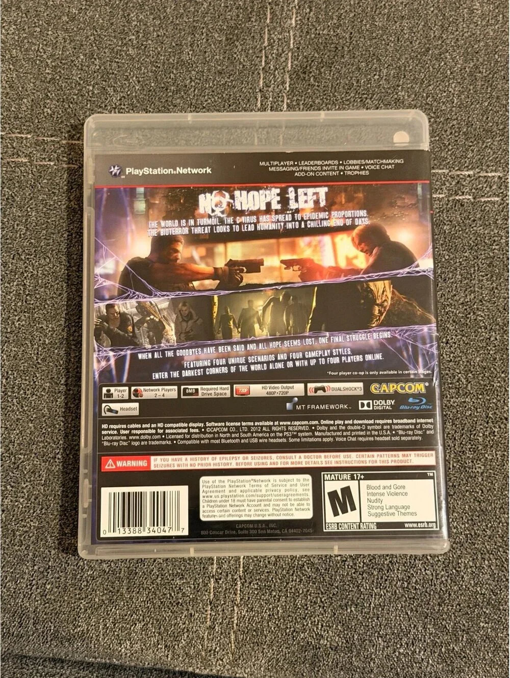 Resident Evil 6 for PlayStation 3